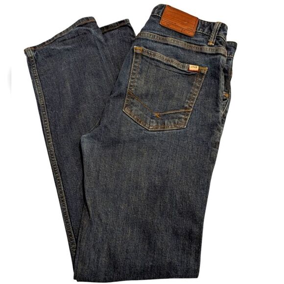 Vans y2k customized dark wash men's denim jeans size 32x32 - Picture 1 of 11